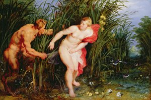 Tava ve Syrinx (meşe üzerine yağ)